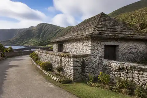 Traditional Ivatan stone-and-lime house (House of Dakay) in Ivana, Batanes