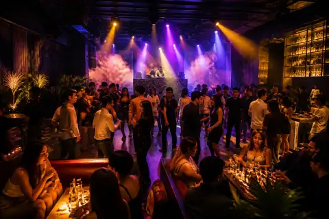 Royal Club Makati interior with dance floor and VIP seating