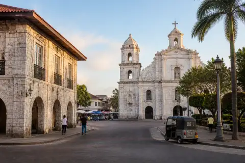Plaza Rizal with the Old Provincial Capitol and Tagbilaran Cathedral