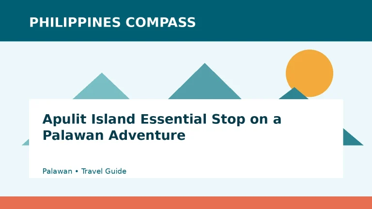 Apulit Island Essential Stop on a Palawan Adventure Philippines travel guide