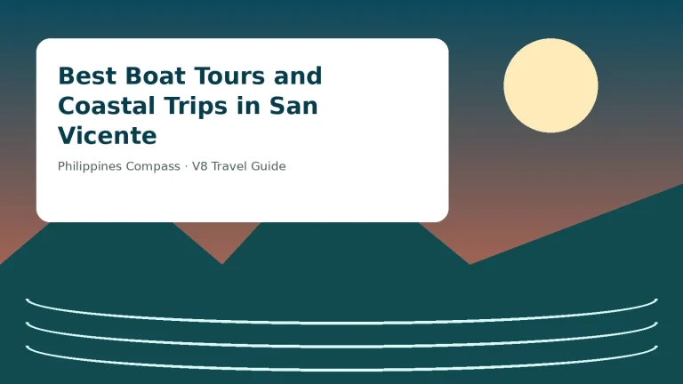 Best Boat Tours and Coastal Trips in San Vicente — Philippines travel guide