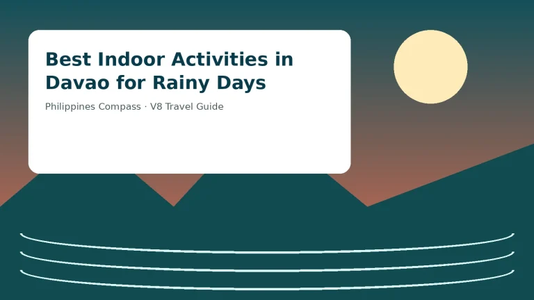 Best Indoor Activities in Davao for Rainy Days — Philippines travel guide