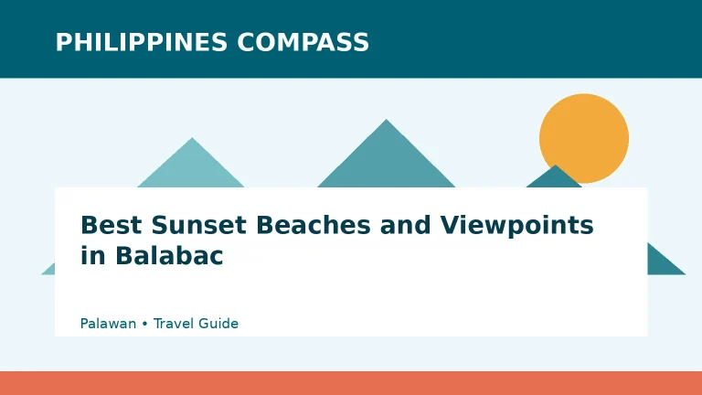 Best Sunset Beaches and Viewpoints in Balabac Philippines travel guide