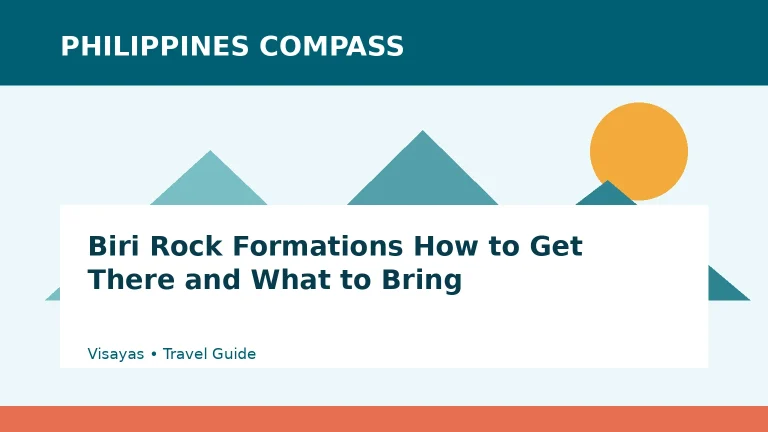 Biri Rock Formations How to Get There and What to Bring Philippines travel guide