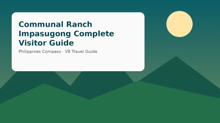 Communal Ranch Impasugong Complete Visitor Guide — Philippines travel guide