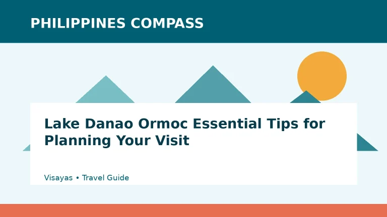 Lake Danao Ormoc Essential Tips for Planning Your Visit Philippines travel guide