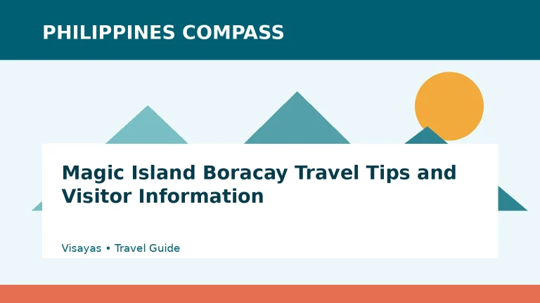 Magic Island Boracay Travel Tips and Visitor Information Philippines travel guide