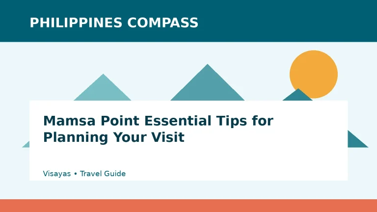 Mamsa Point Essential Tips for Planning Your Visit Philippines travel guide