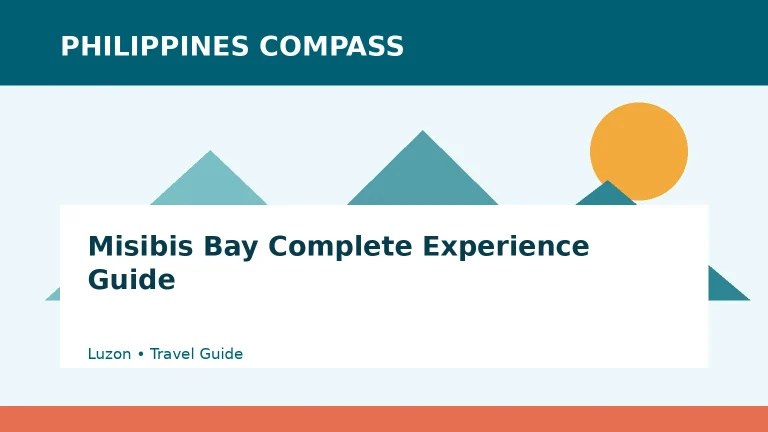 Misibis Bay Complete Experience Guide Philippines travel guide