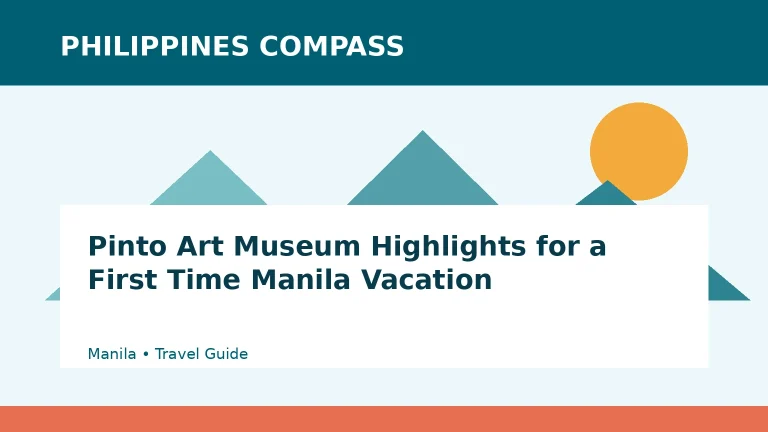 Pinto Art Museum Highlights for a First Time Manila Vacation Philippines travel guide