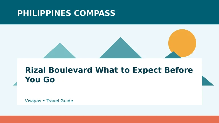 Rizal Boulevard What to Expect Before You Go Philippines travel guide